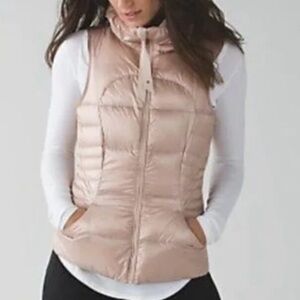 Lululemon Fluffin Awesome Vest in Rose Gold